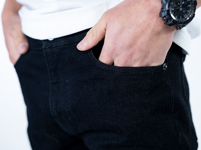 8611 Stretch Denim Black【SALE 30%OFF!!】