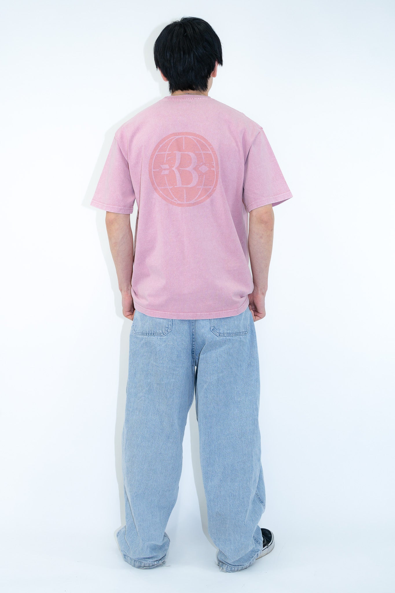 4T4A Pigment Tee / Pink×Pink