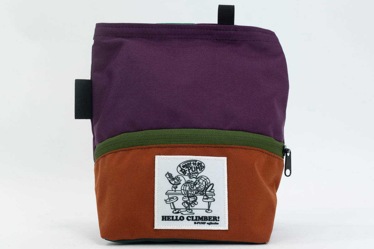 【B-PUMP LOGO】Lunch Bucket Chalk Bag【2】 / ORGANIC