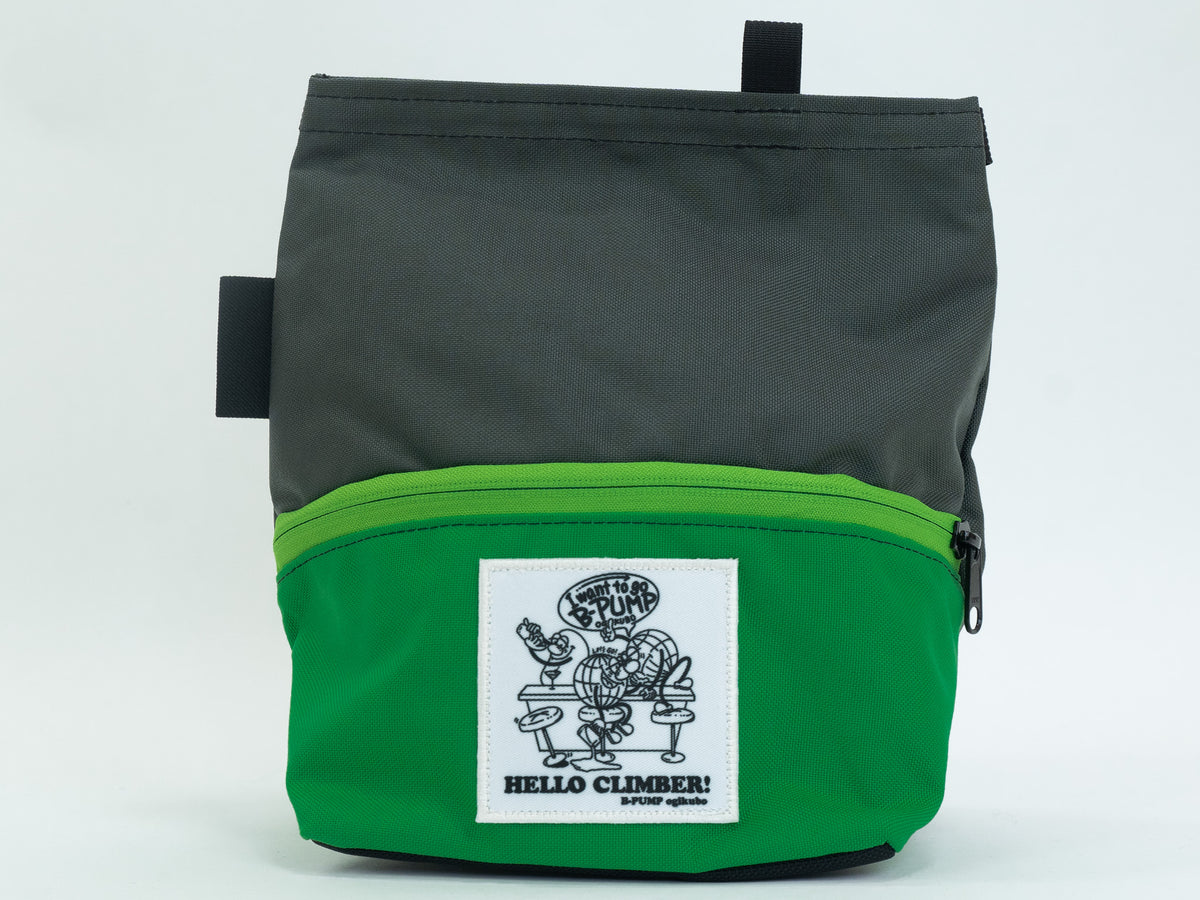 【B-PUMP LOGO】Lunch Bucket Chalk Bag【8】 / ORGANIC