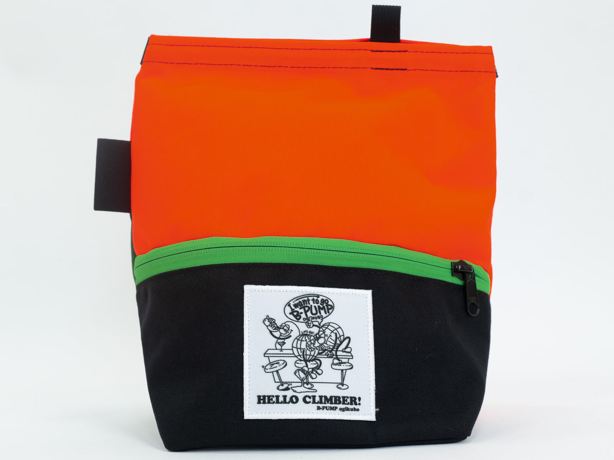 【B-PUMP LOGO】Lunch Bucket Chalk Bag【9】 / ORGANIC