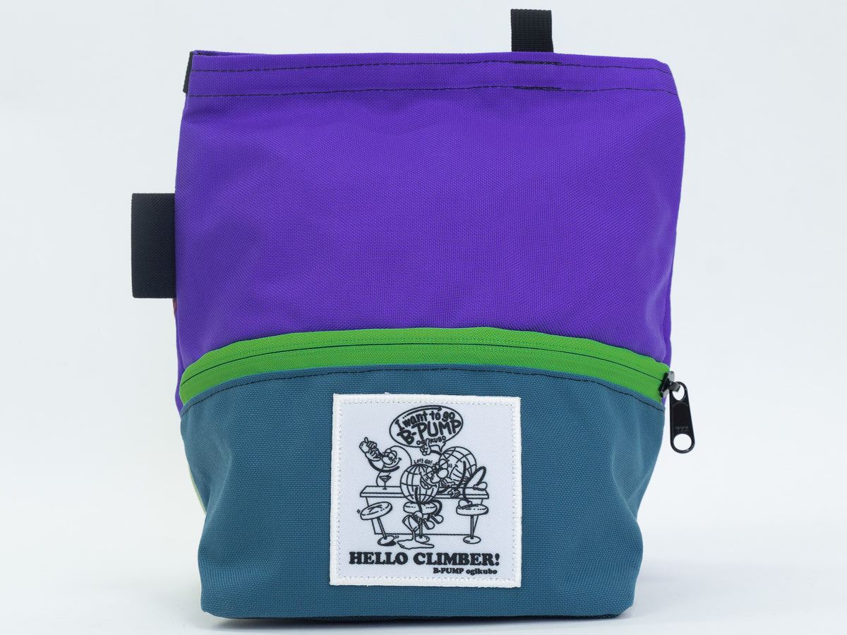 【B-PUMP LOGO】Lunch Bucket Chalk Bag【12】 / ORGANIC