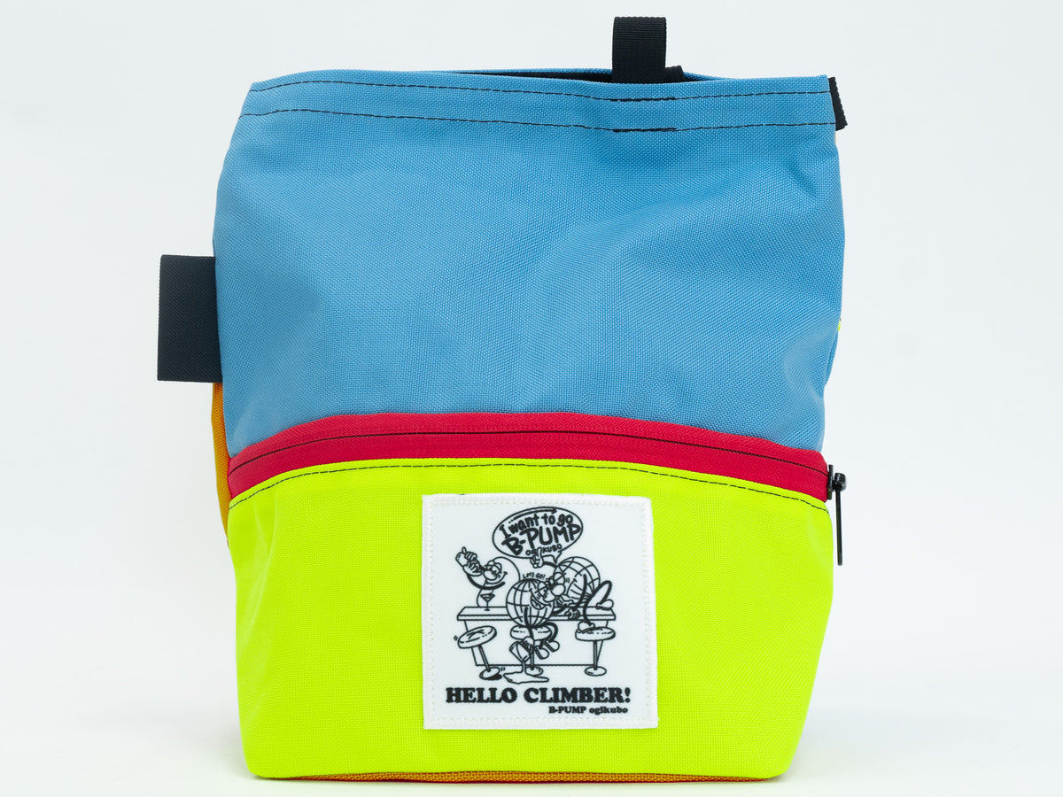 【B-PUMP LOGO】Lunch Bucket Chalk Bag【13】 / ORGANIC