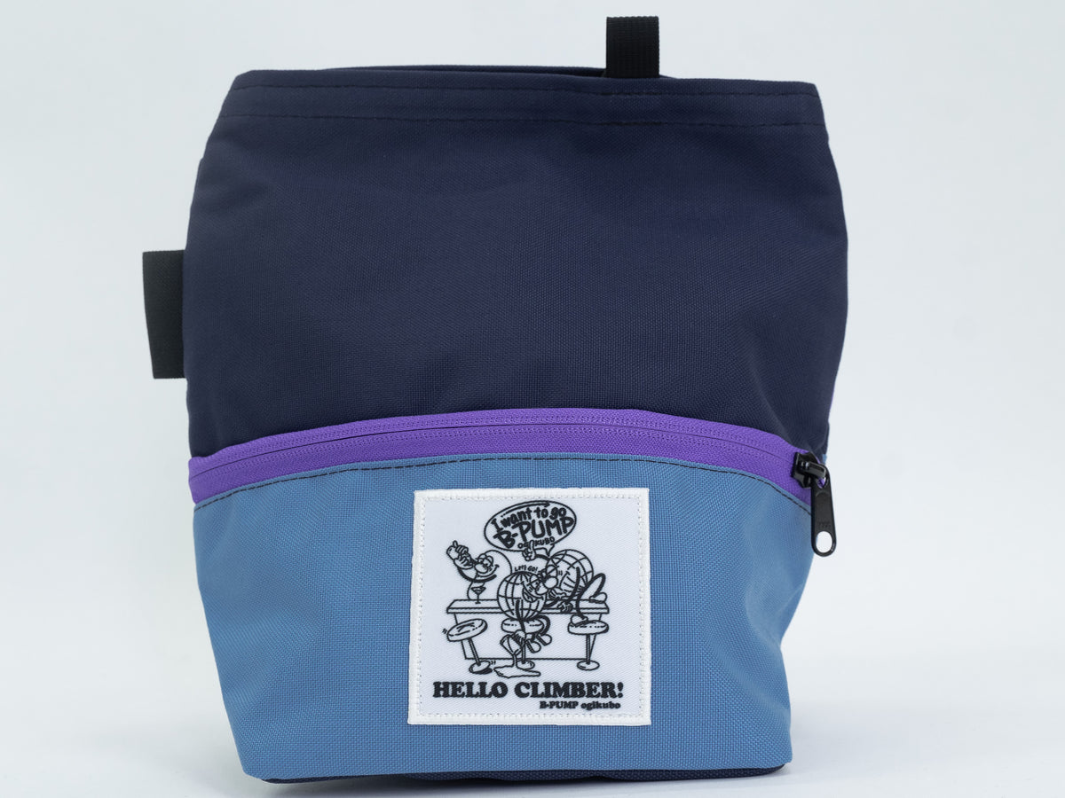 【B-PUMP LOGO】Lunch Bucket Chalk Bag【17】 / ORGANIC