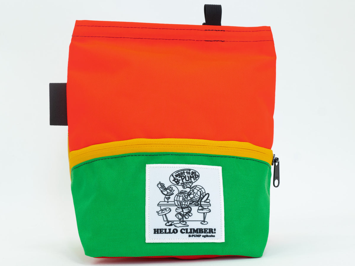 【B-PUMP LOGO】Lunch Bucket Chalk Bag【18】 / ORGANIC