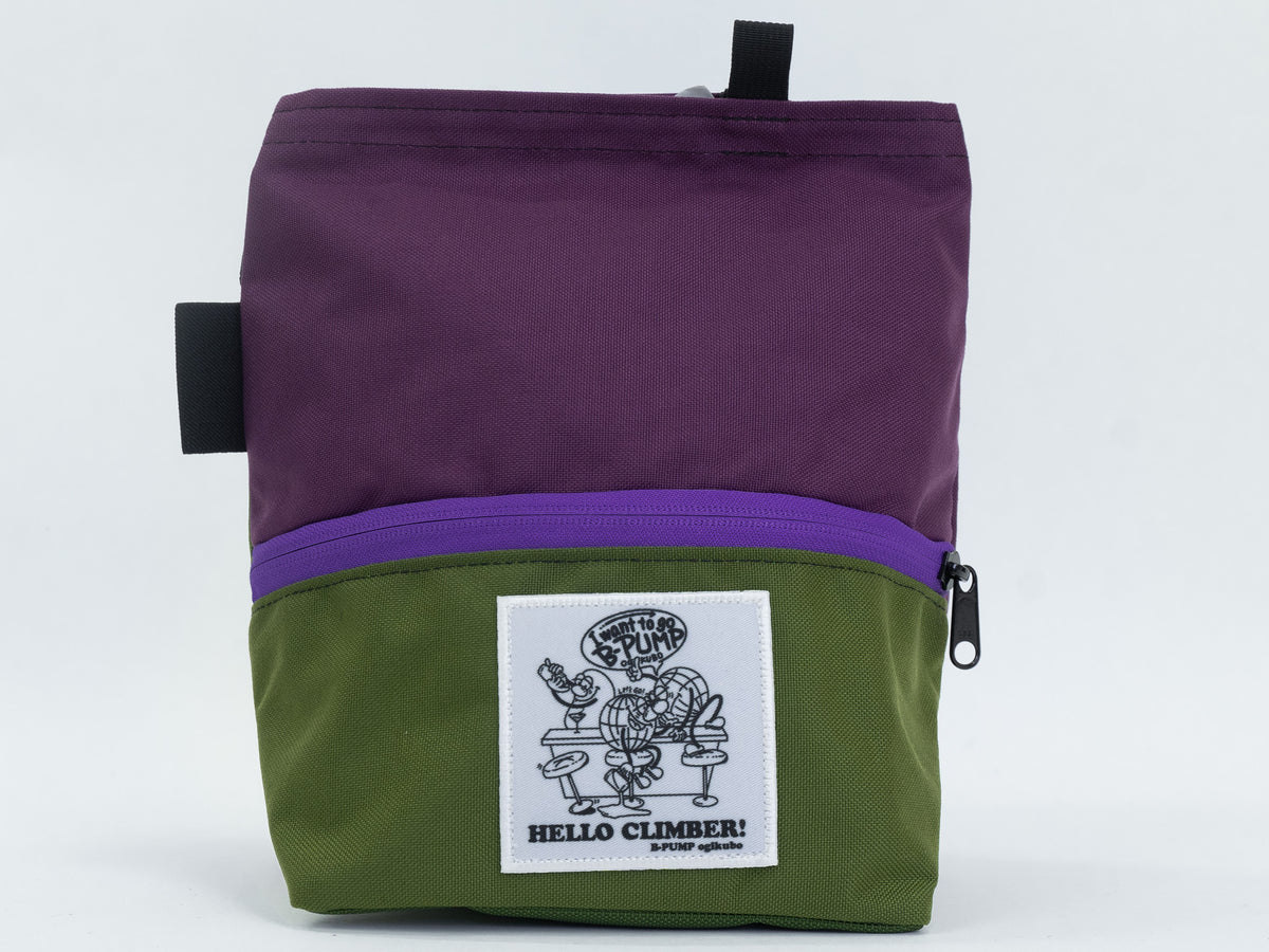 【B-PUMP LOGO】Lunch Bucket Chalk Bag【20】 / ORGANIC