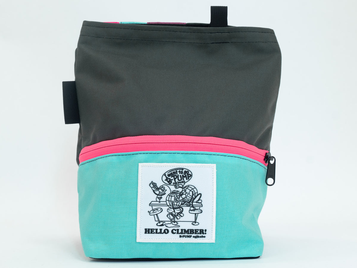 【B-PUMP LOGO】Lunch Bucket Chalk Bag【21】 / ORGANIC