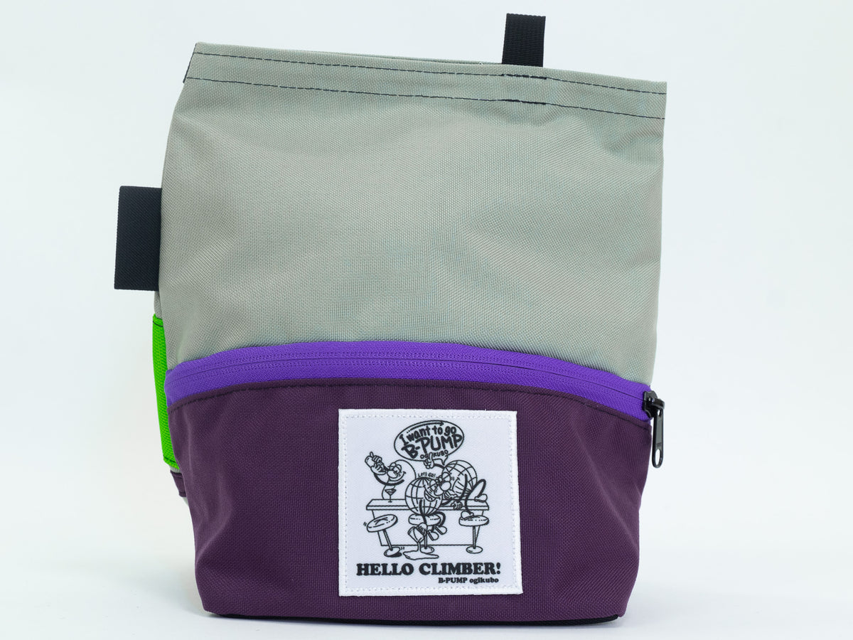【B-PUMP LOGO】Lunch Bucket Chalk Bag【28】 / ORGANIC