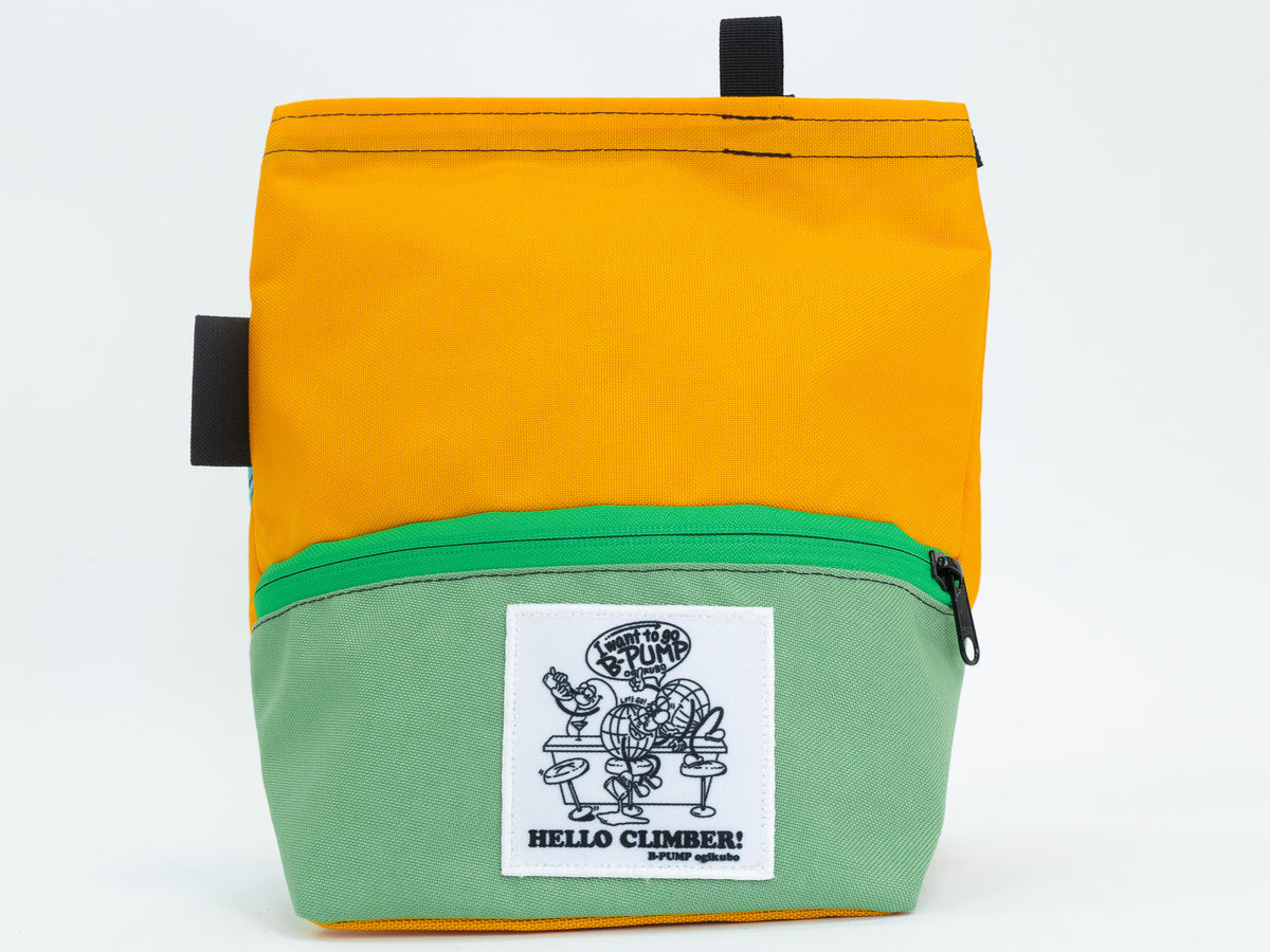 【B-PUMP LOGO】Lunch Bucket Chalk Bag【32】 / ORGANIC