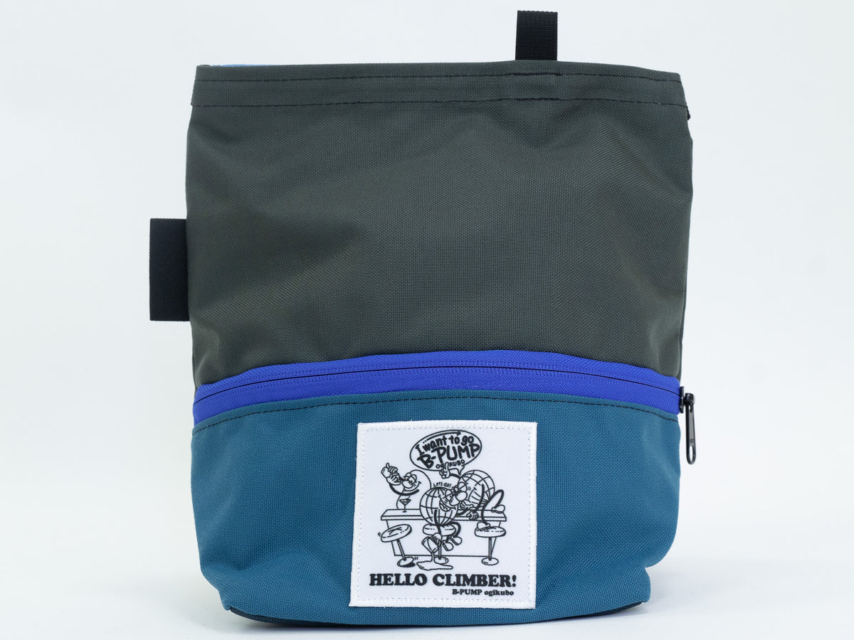 【B-PUMP LOGO】Lunch Bucket Chalk Bag【33】 / ORGANIC