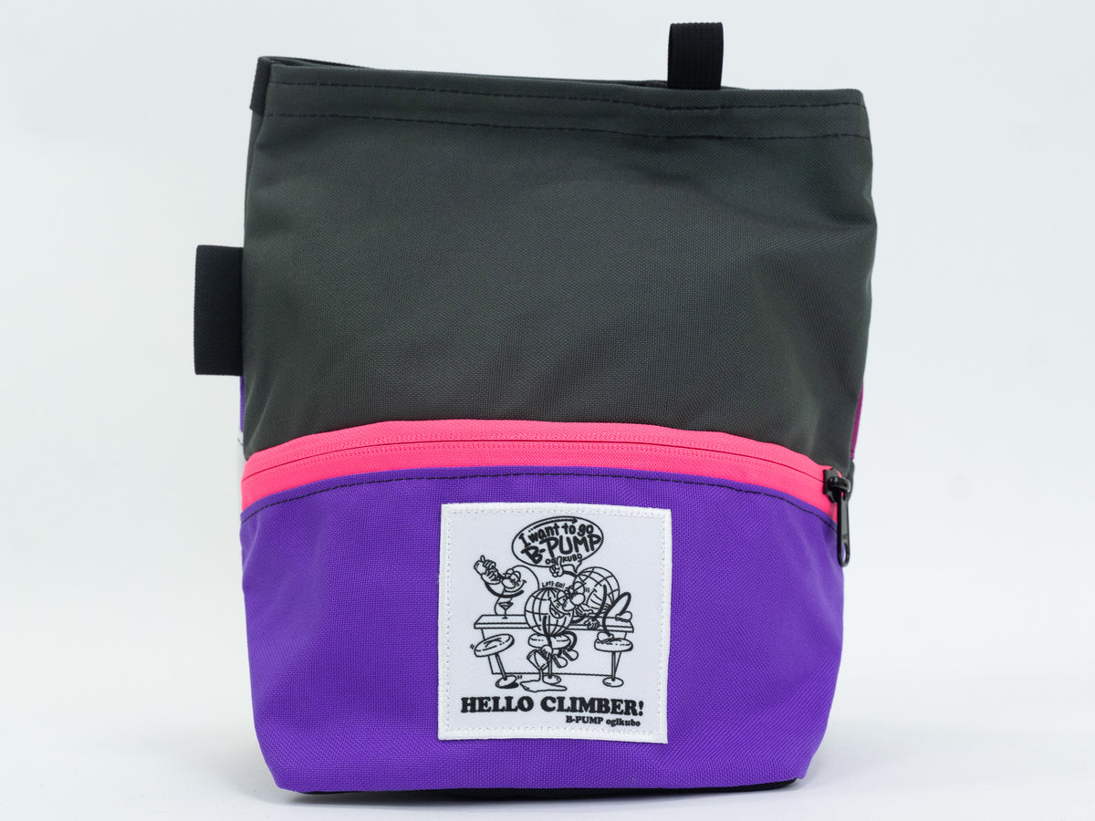 【B-PUMP LOGO】Lunch Bucket Chalk Bag【39】 / ORGANIC