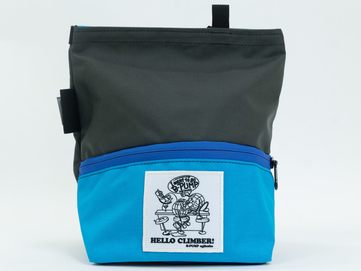 【B-PUMP LOGO】Lunch Bucket Chalk Bag【40】 / ORGANIC