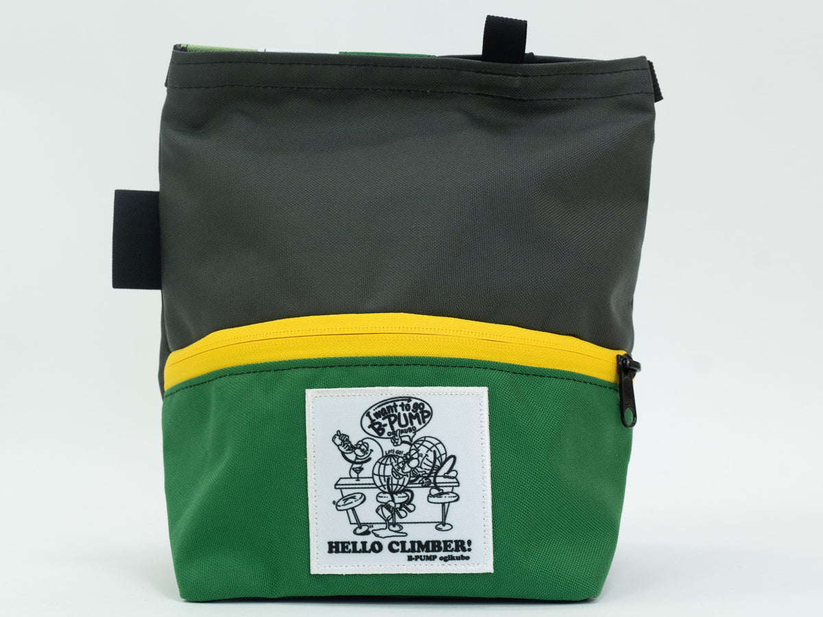 【B-PUMP LOGO】Lunch Bucket Chalk Bag【49】 / ORGANIC