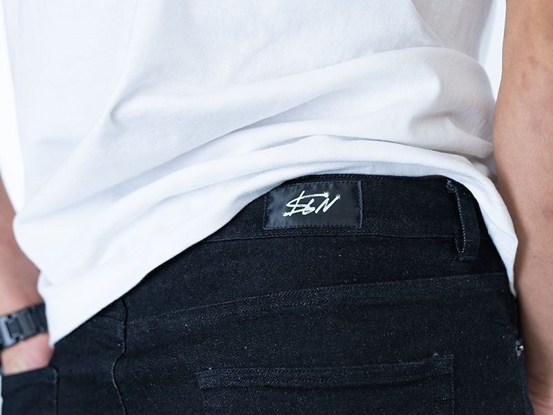 8611 Stretch Denim Black【SALE 30%OFF!!】