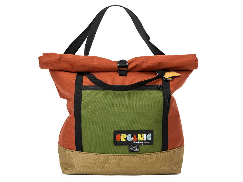 Boulder Roll Tote*【ブラウン×カーキ】/ ORGANIC