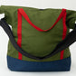 Boulder Roll Tote*【カーキ×ネイビー】/ ORGANIC