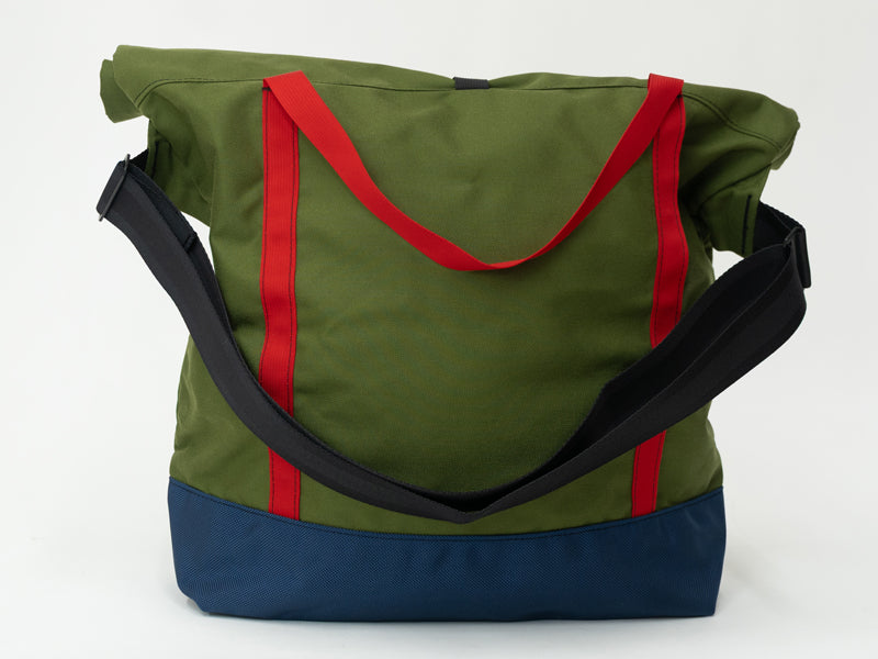 Boulder Roll Tote*【カーキ×ネイビー】/ ORGANIC