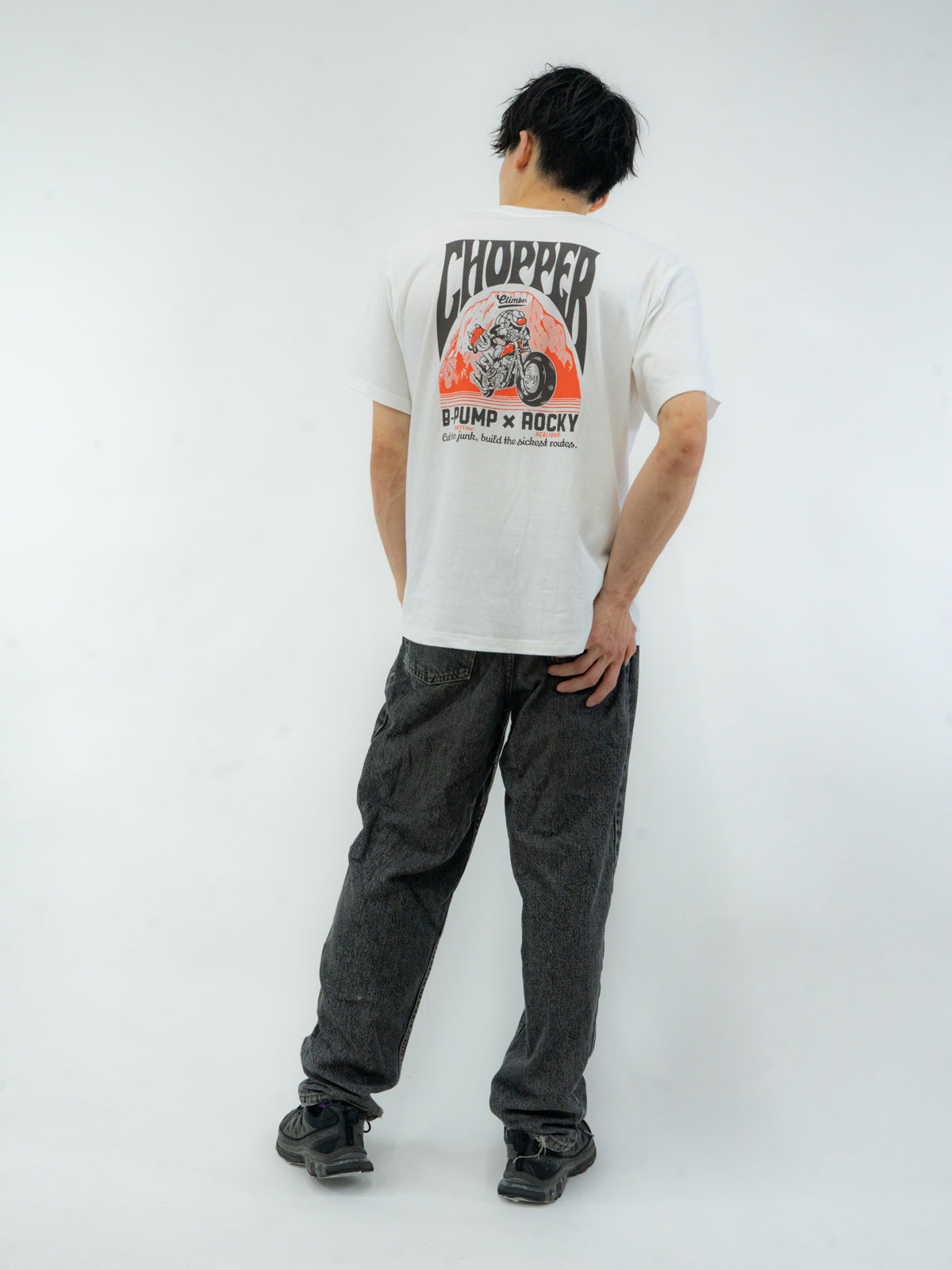 Chopper Tee / Black × Red