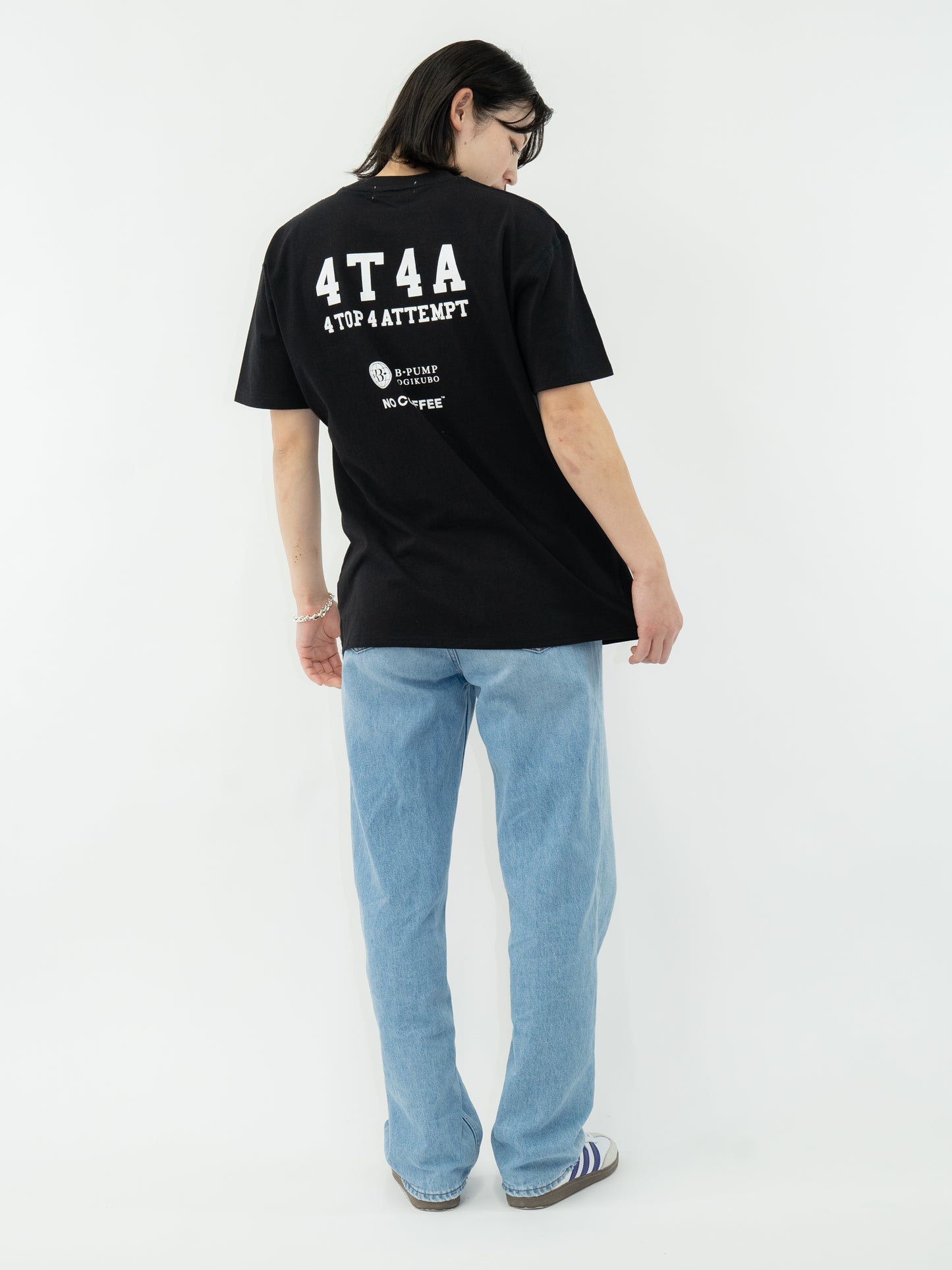 4T4A × NO COFFEE Tee / Black