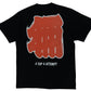 Kanji Tee 4T4A logo / ブラック