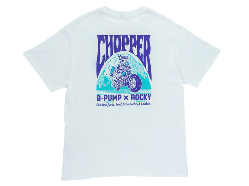 Chopper Tee / Purple × Blue