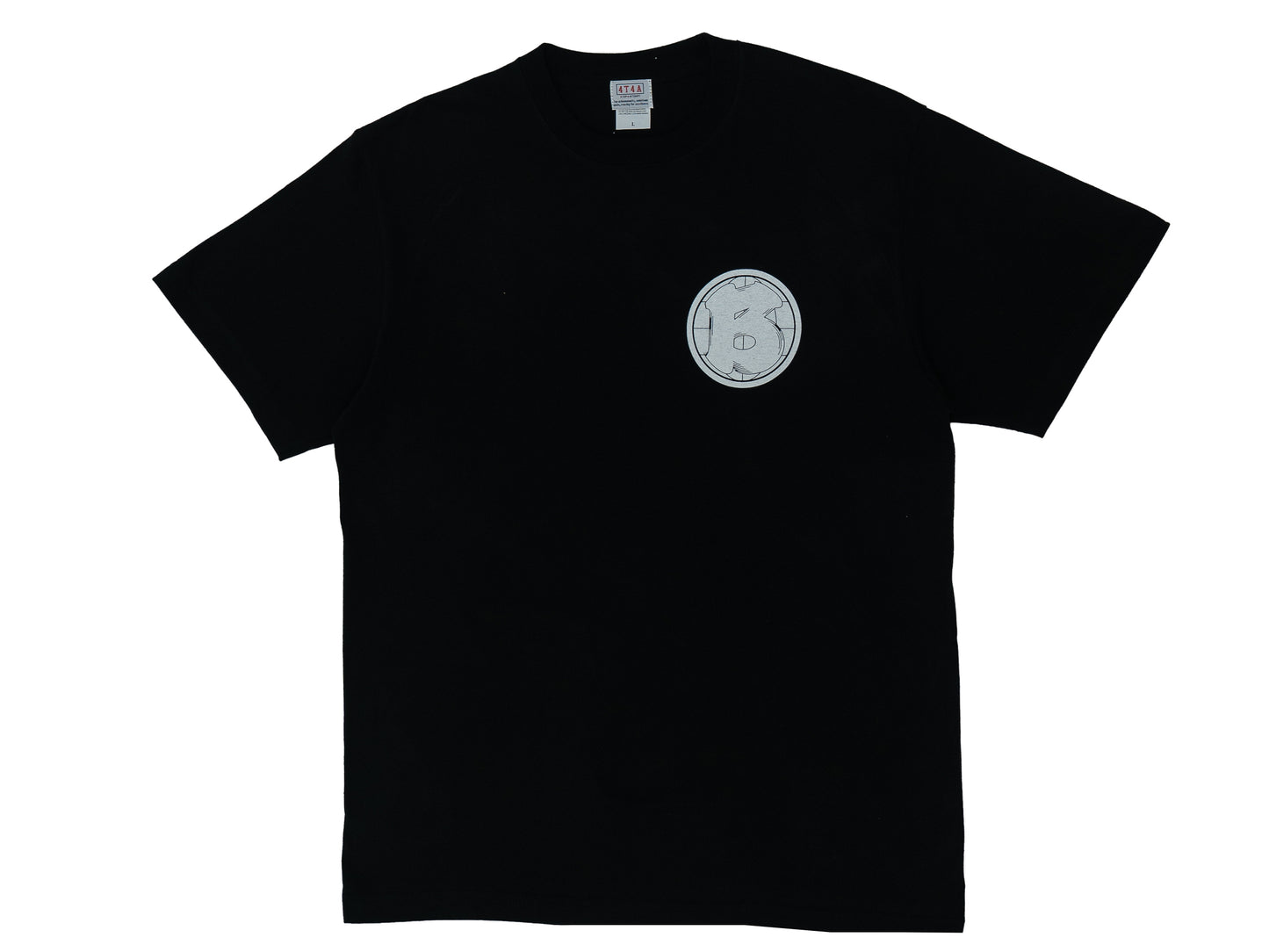 Kanji Tee 4T4A logo / ブラック