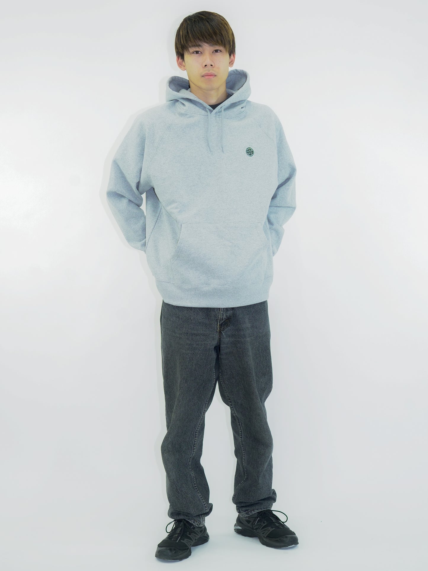 4T4A×MHAK Logo Hoodie / Gray