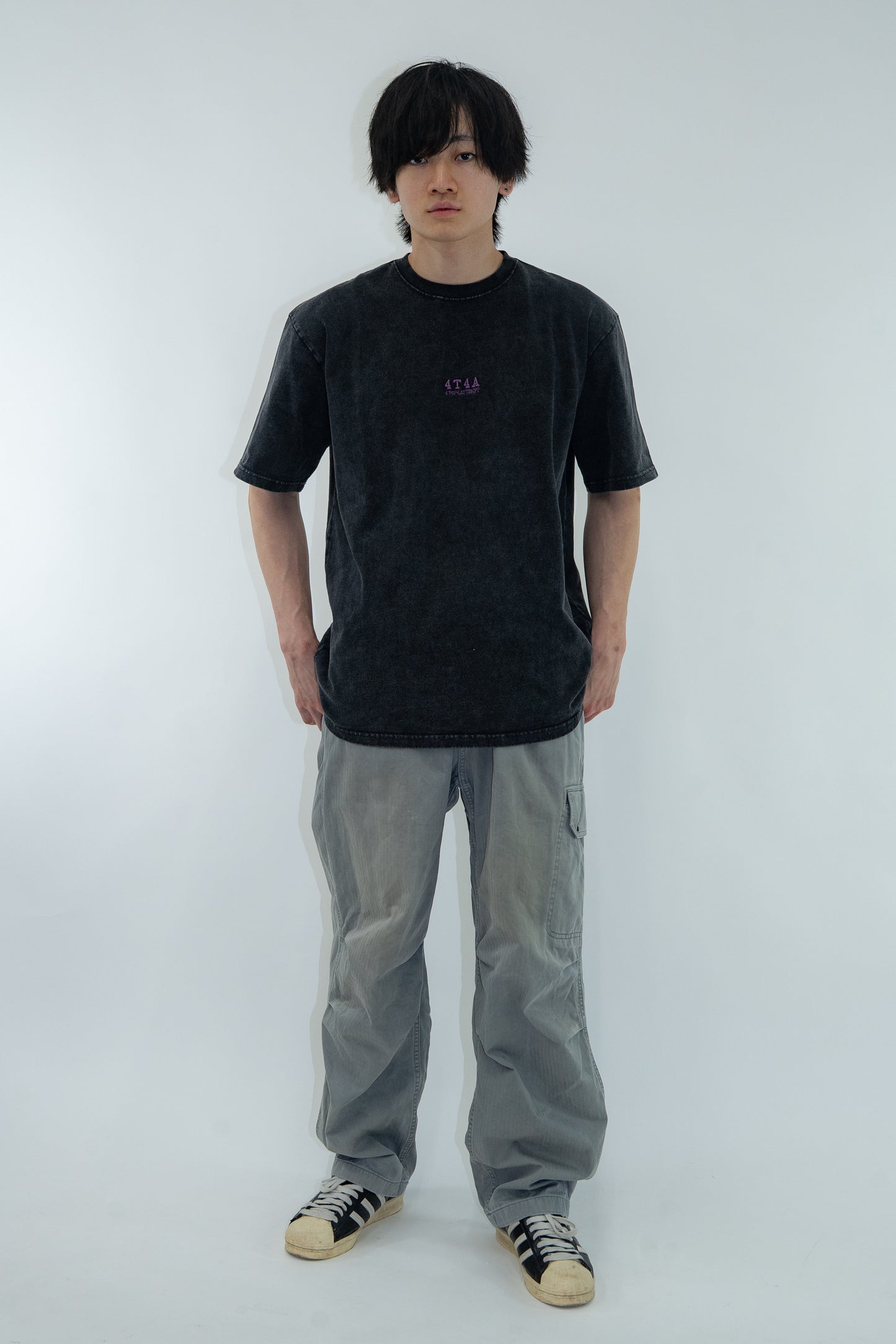4T4A Pigment Tee / Purple