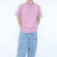 4T4A Pigment Tee / Pink×Pink