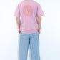 4T4A Pigment Tee / Pink×Pink