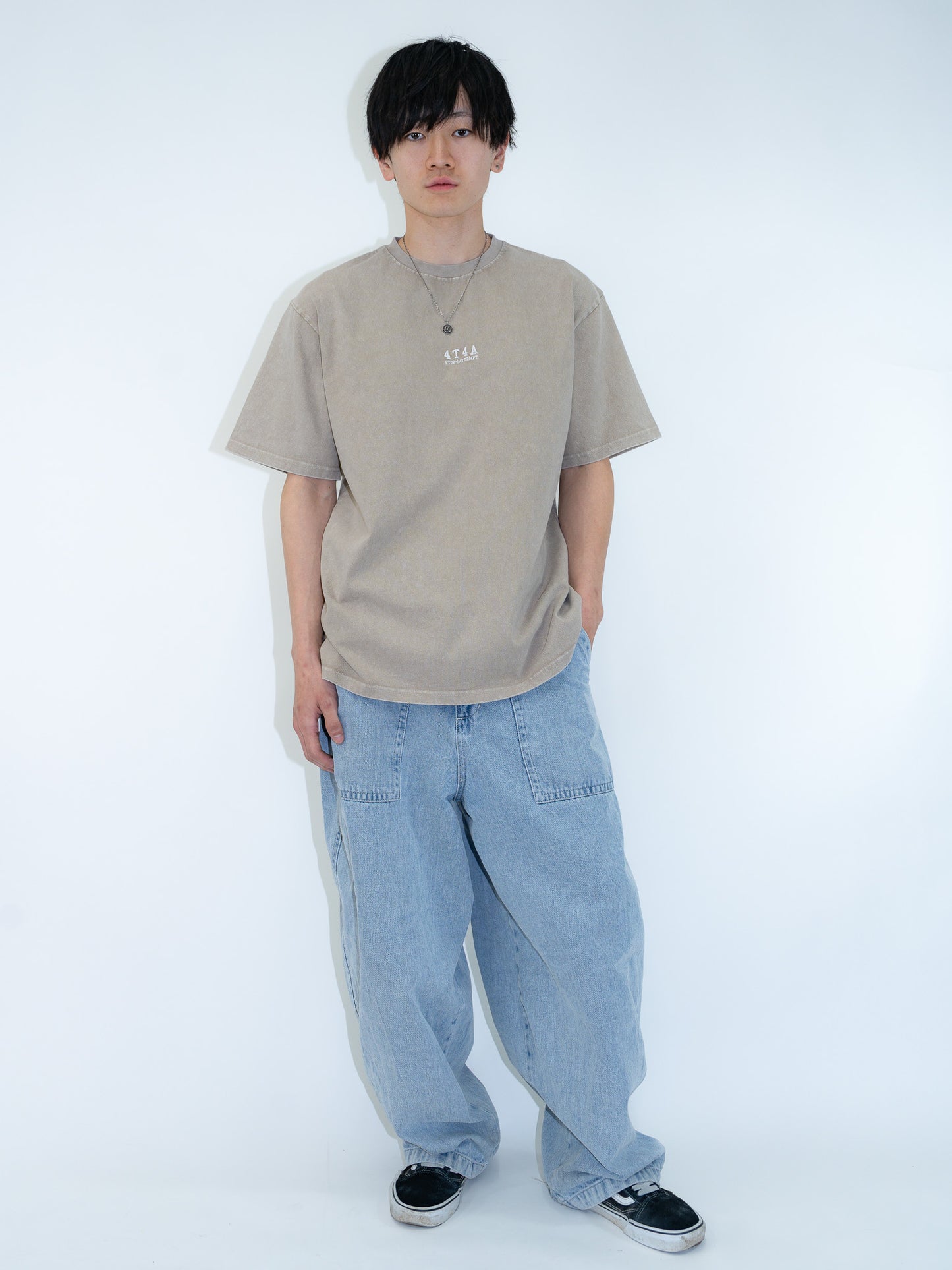 4T4A sKetChboOok3 Tee / Beige