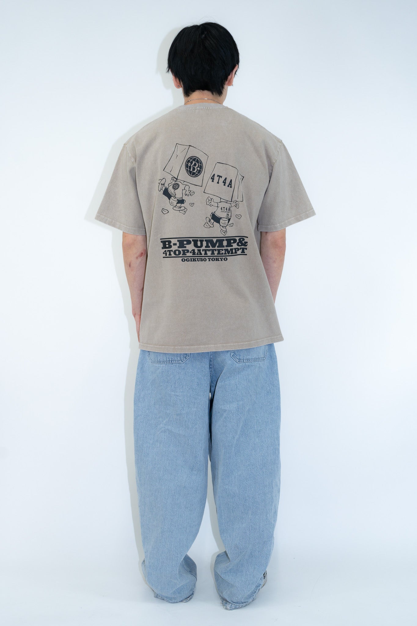 4T4A sKetChboOok3 Tee / Beige