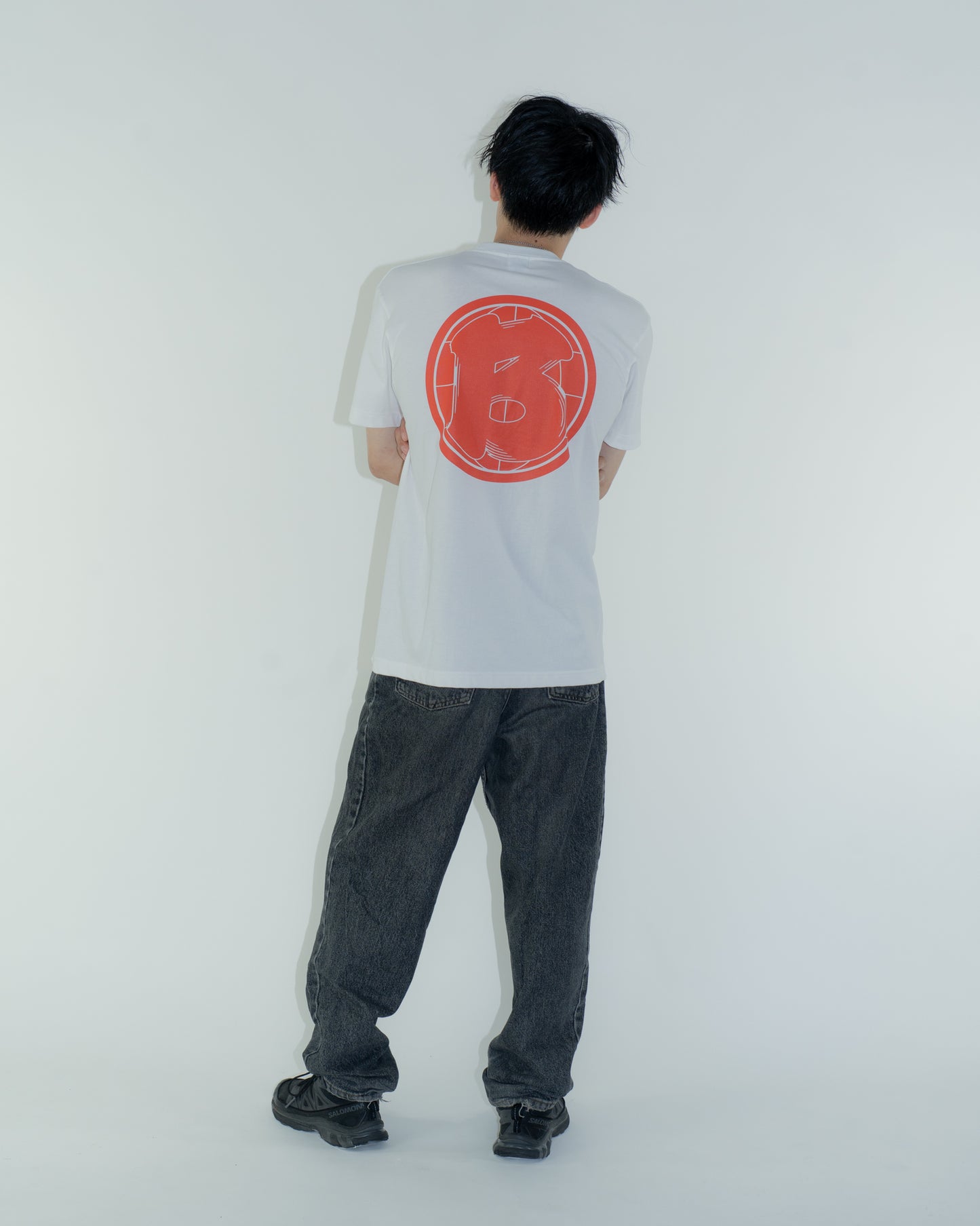 Kanji Tee B logo / レッド
