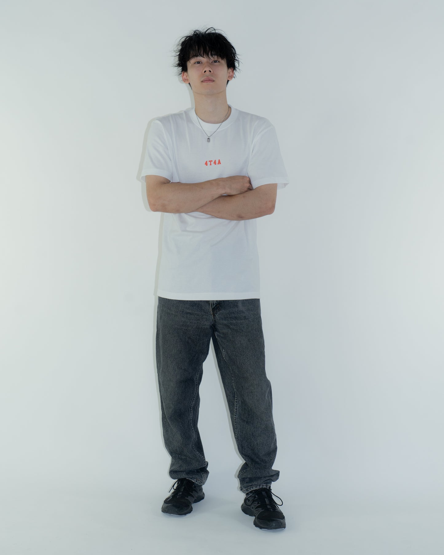 Kanji Tee B logo / レッド