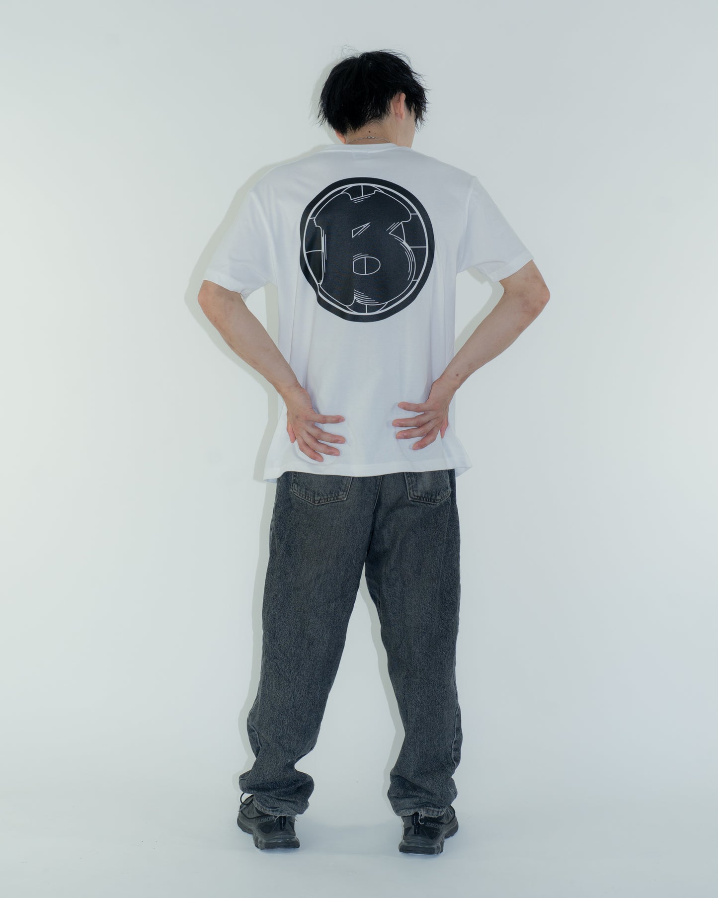 Kanji Tee B logo / ブラック