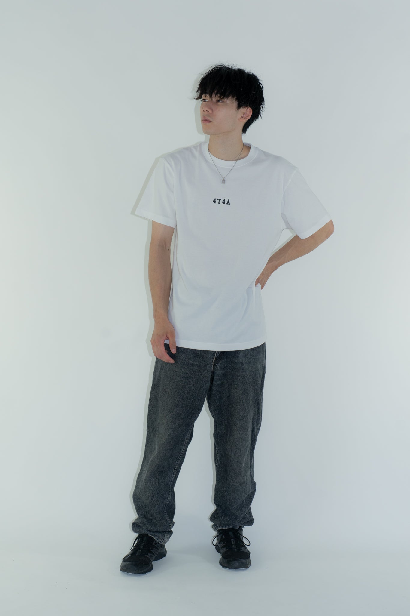 Kanji Tee B logo / ブラック