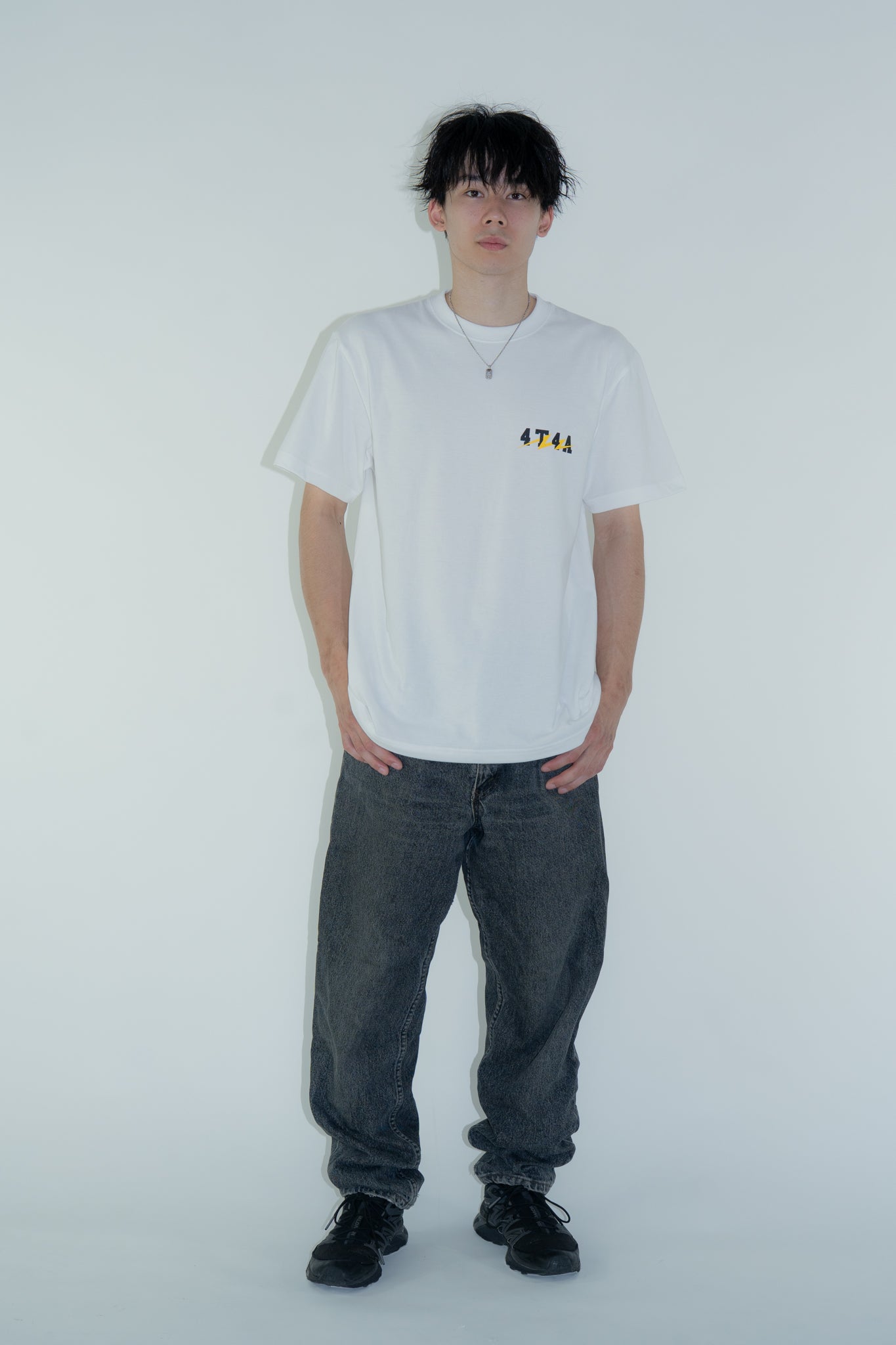 Kanji Tee B-PUMP logo / ホワイト