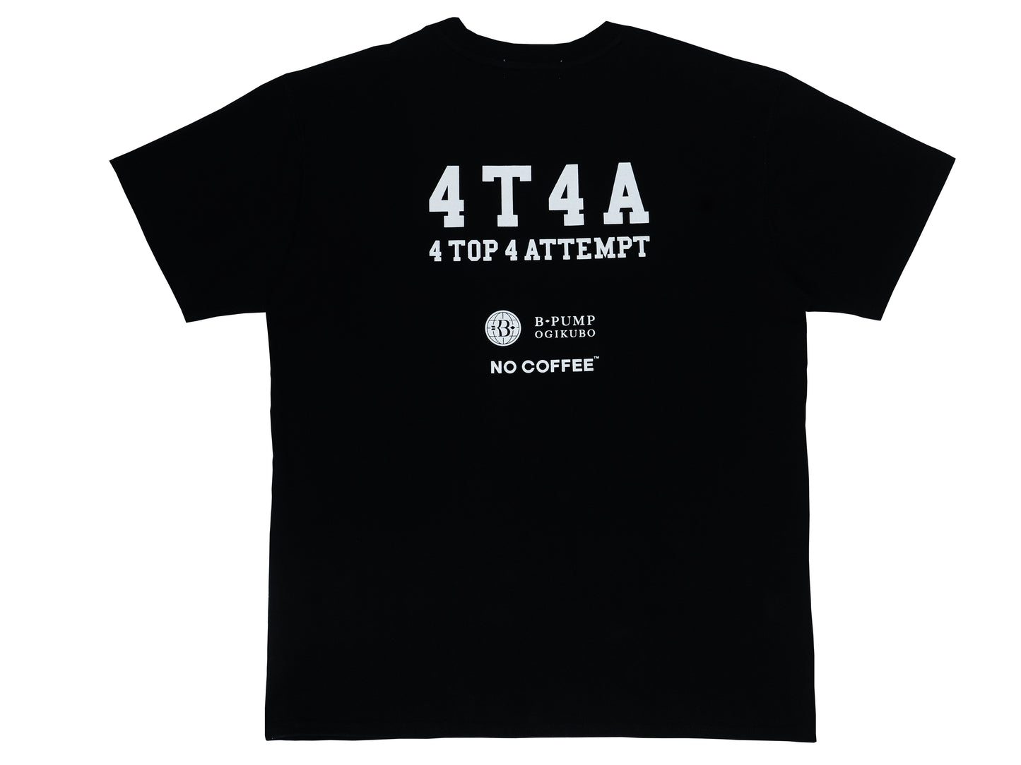 4T4A × NO COFFEE Tee / Black