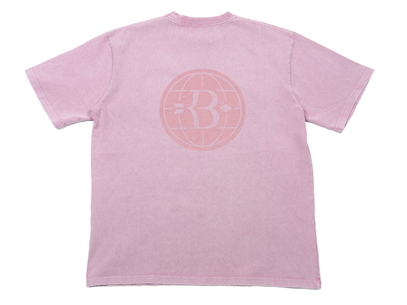 4T4A Pigment Tee / Pink×Pink