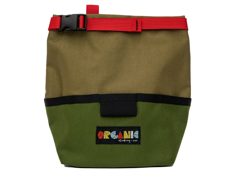 Snack Sack Chalk Bucket【Tan x Olive】/ ORGANIC