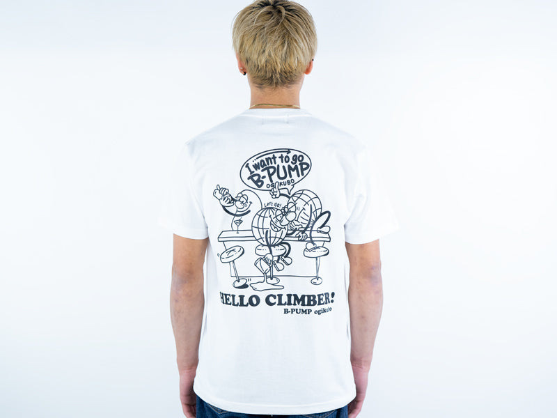 B-PUMP OGIKUBO Hello Climber Tee - 登山用品